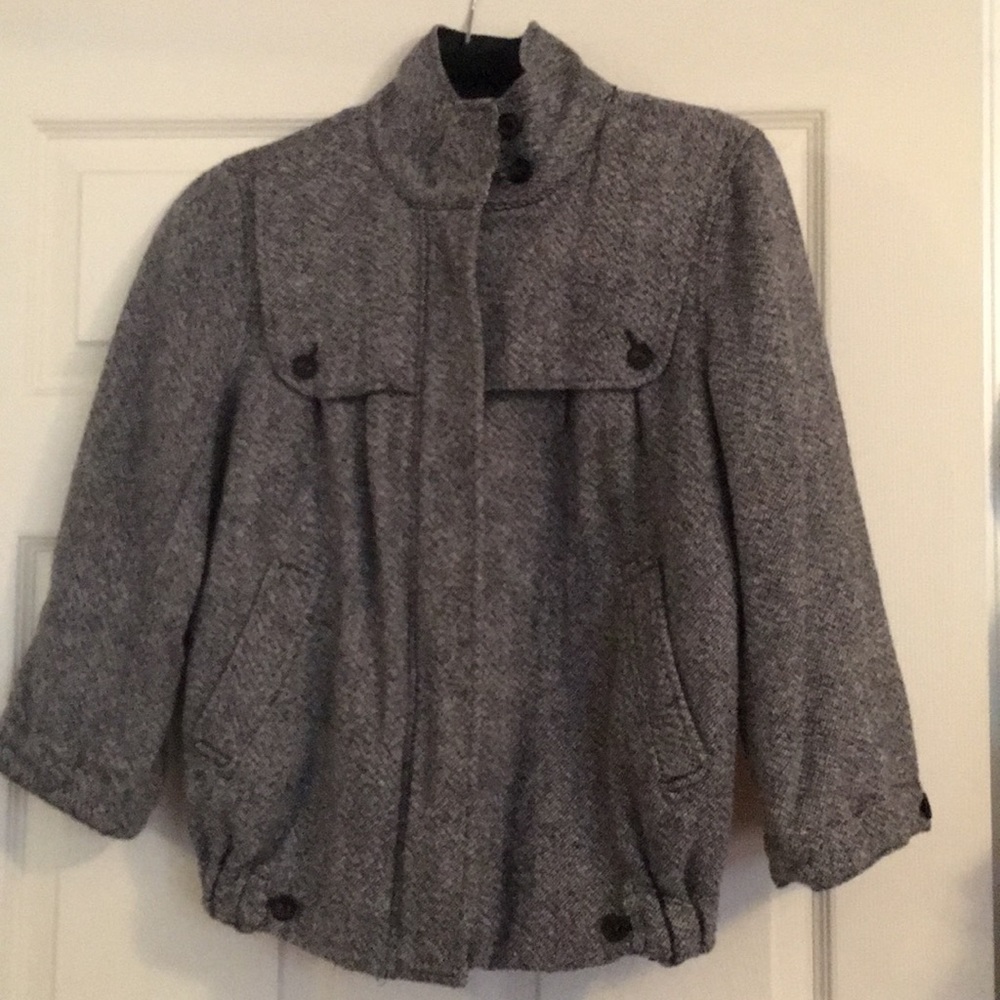 Tweed wool coat